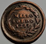 Австрийская Италия 1/2 сольдо 1777 год, фото №2