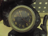 Чавунний ведмідь каслі з годинником, фото №7