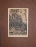 Шишкин И. И. "Весна". Оригинальный офорт. 1885 г., фото №2