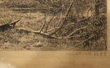 Шишкин И. И. "Весна". Оригинальный офорт. 1885 г., фото №12