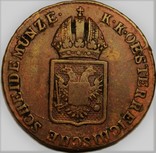 Австрия 1/2 крейцера 1816 год, фото №3