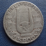 1 крона 1933 Эстония серебро   (,1.2.6)~, фото №4