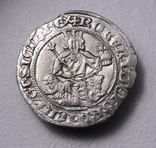 Король Неаполю Роберт І Мудрий, срібний джильято, 1330р., фото №8