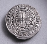 Король Неаполю Роберт І Мудрий, срібний джильято, 1330р., фото №11