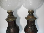 Пара Керосиновых Ламп ( Старая Европа ) Выс 65 см, фото №5