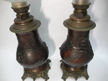 Пара Керосиновых Ламп ( Старая Европа ) Выс 65 см, фото №6