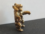 Медведь бронза брелок коллекционная миниатюра, photo number 2