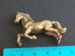 Лошадь на дыбах бронза брелок коллекционная миниатюра, фото №7