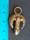 Орган с крылышками НЮ бронза брелок коллекционная миниатюра, фото №7