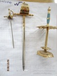 Шпага сабля нож меч латунь Toledo Испания, фото №6