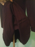 Шерстяное платье бордо, р.М-L, на осень-зиму, фото №8
