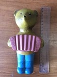 Игрушка Мишка резиновый с баяном, фото №2