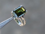  Кольцо с муассанитом 7.8ct, фото №3