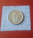 1/2 франка 1958 серебро  Швейцария, фото №6