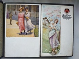 Альбом с  открытками, многие довоенные (открыток 81 шт ,наклеены ), фото №8