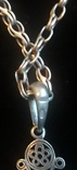 Серебренная цепочка с крестиком серебро 925 пробы, фото №5