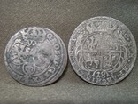 Орт 1754, 18 грошей, Август 3 и шестак Ян Казимир, фото №5