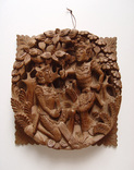 Декоративное деревянное рельефное панно "Пара" (Индонезия), фото №2
