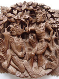 Декоративное деревянное рельефное панно "Пара" (Индонезия), фото №7