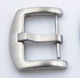 Металлическая пряжка для браслета наручных часов размер 18, 20 мм Металлик, фото №2