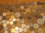 Большая коллекция разных монет, фото №11