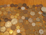 Большая коллекция разных монет, фото №12