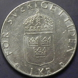1 крона Швеція 1989 D, фото №3