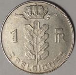 Бельгия 1 франк 1974 «BELGIQUE», фото №2