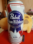 Пивная банка "Pabst Blue Ribbon", 0,5, 2018 год, фото №2