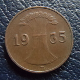 1  пфенниг  1935  D  Германия  (,F.2.42)~, фото №3