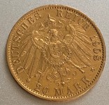 20 марок 1908 р., фото №3