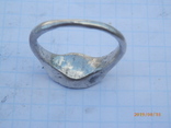 Перстень именной с гербом Гмерк серебро копия, фото №3