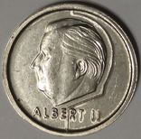 Бельгия 1 франк 1994 - «BELGIE», фото №3