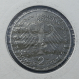 2 марки ФРН 1970 G Аденауер, фото №3