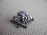 Старинная брошь Милитари Италия (серебро 800пр, вес 3,3 гр ), фото №3