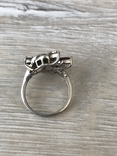 Серебряное кольцо с камнями ( серебро 925 пр, вес 5,1 гр), фото №9