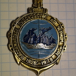 Знак"Пассажирское судоходство на черном море 1828-1978"., фото №6