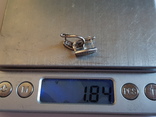 Серьги серебро 925 проба. Вес 1.84 г., фото №6