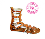 Женские сандалии гладиаторы коричневые 36 размер, фото №3