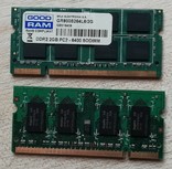 Оперативная память DDR 3Gb (2+1) для ноутбука, фото №2