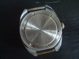 Часы "Зим"на уверенном ходу,с ремешком СССР нат.кожа. компас, фото №8