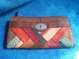 Добротный кожаный кошелек: FOSSIL., photo number 2