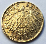 10 марок 1906 года. Гамбург., фото №2