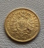 10 марок 1873-А года Германия Пруссия золото 3,98 грамм 900’, фото №3