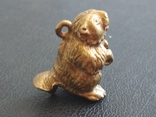 Барсук бронза брелок коллекционная миниатюра, фото №4