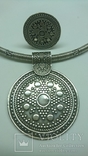 Набор серебрянный колье и кольцо Египет., фото №2