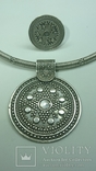 Набор серебрянный колье и кольцо Египет., фото №4