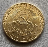 20 $ 1902 год США золото 33,4 грамма 900’, фото №3