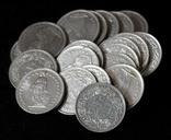 Набор монет Швейцарии 2 франка  (20 шт), фото №5