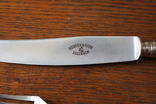 Винтажный комплект ножей и вилок Solingen На 12-ть персон.Ручка рог косули., фото №11